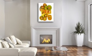 Citrus Shapes in room