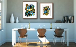 Contemporary Circle Series in room
