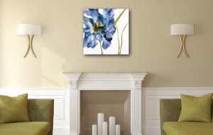 Contemporary Iris in room.