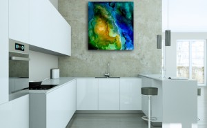Satelite View in kitchen