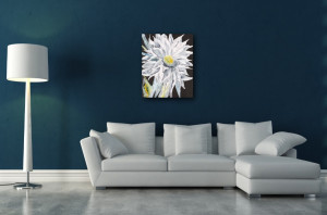Yucca Blossom in room
