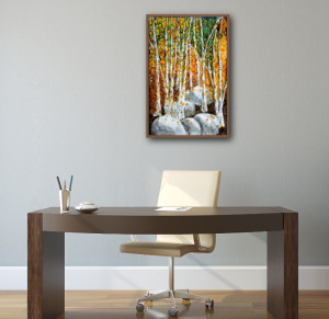 Fall Birch 4 in Study